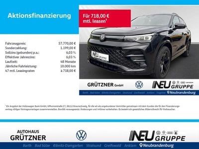 Nuova VW Tiguan R-line 272 CV (200 kW) 2025 Nero SUV
