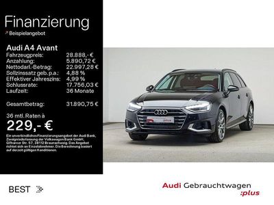 Gebraucht Audi A4 Advanced Plus 204 PS (150 kW) 2023 Brillantschwarz Kombi