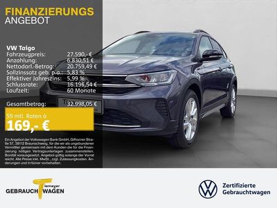 Neu VW Taigo Goal 116 PS (85 kW) 2025 Blau SUV