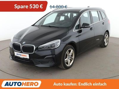 Gebraucht BMW 218 Gran Tourer Advantage 140 PS (102 kW) 2018 Schwarz Van / Kleinbus