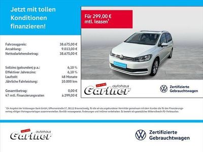 Gebraucht VW Touran Move 150 PS (110 kW) 2023 Oryxweiß perlmutteffekt Van / Kleinbus