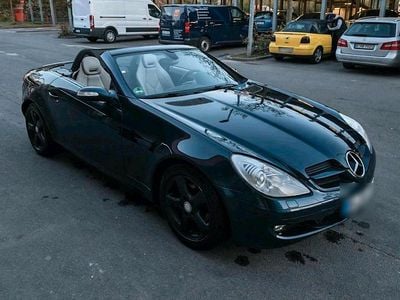 Gebraucht Mercedes SLK200 163 PS (119 kW) 2004 Blau Cabrio