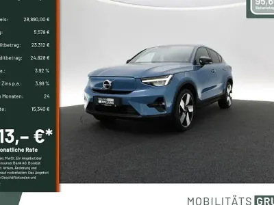 Brugt Volvo EX40 Ultimate 300 kW (408 HK) 2022 Blå SUV