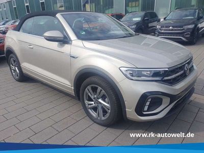 Gebraucht VW T-Roc Cabriolet R-line 150 PS (110 kW) 2022 Silber Cabrio