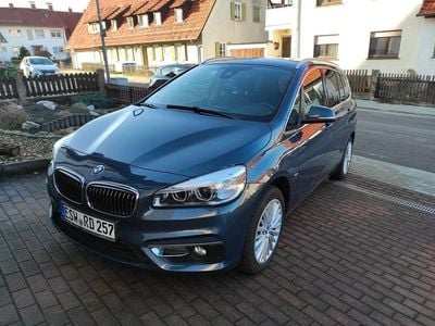 Gebraucht BMW 218 Gran Tourer Luxury Line 136 PS (100 kW) 2016 Grau Van / Kleinbus
