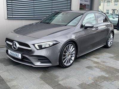 Grau Gebraucht 2019 Mercedes A180 AMG line Limousine | 22.490 € (Guter Preis)