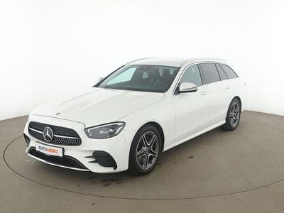 Gebraucht Mercedes E220 AMG line 194 PS (142 kW) 2021 Weiß Kombi