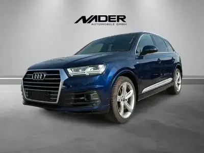 Usata Audi Q7 S-Line 286 CV (210 kW) 2019 Blu SUV