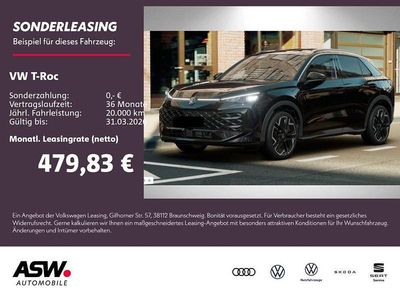 Neu VW T-Roc R-line 150 PS (110 kW) 2026 Schwarz SUV