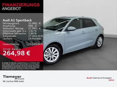 Gebraucht Audi A1 Sportback Advanced 116 PS (85 kW) 2025 Grau Kleinwagen