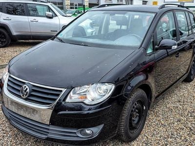 Gebraucht VW Touran Trendline 109 PS (80 kW) 2008 Schwarz Van / Kleinbus
