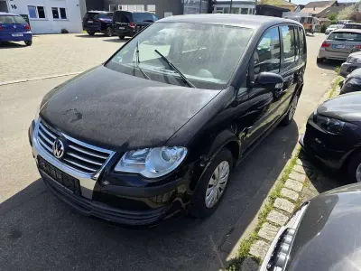 Gebraucht VW Touran Conceptline 102 PS (75 kW) 2007 Deep black perleffekt Van / Kleinbus