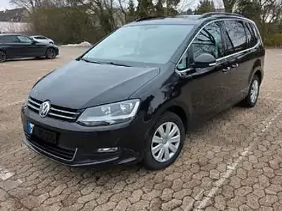 Gebraucht VW Sharan Comfortline 150 PS (110 kW) 2018 Schwarz Van / Kleinbus