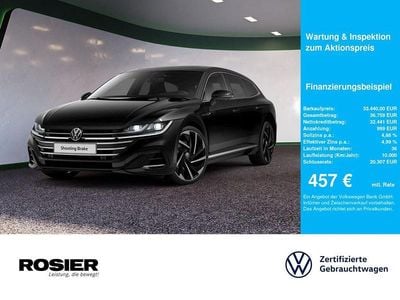 Schwarz / deep black Gebraucht 2021 VW Arteon R-line Kombi | 33.440 € (Fairer Preis)