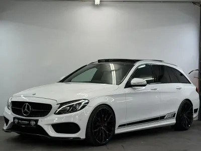 Gebraucht Mercedes C250 AMG line 204 PS (150 kW) 2015 Weiß Limousine