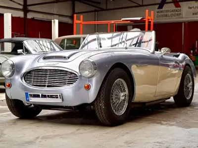 Brugt Austin Healey 100 117 HK (86 kW) 1958 Sølv Cabriolet