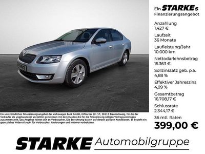 Gebraucht Skoda Octavia Ambition 110 PS (80 kW) 2015 Silber Kleinwagen