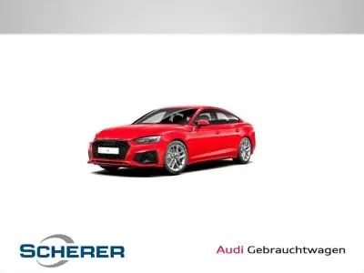 Gebraucht Audi A5 Sportback Ambiente 204 PS (150 kW) 2022 Tangorot metallic (metallic) Kleinwagen