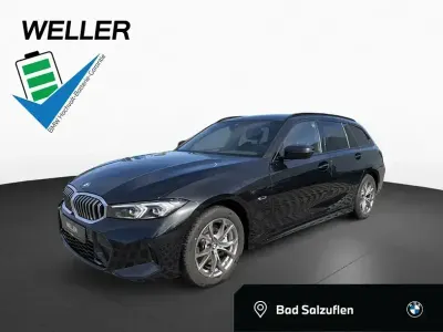 Gebraucht BMW 320e M Sport 204 PS (150 kW) 2023 Black sapphire (schwarz) Kombi