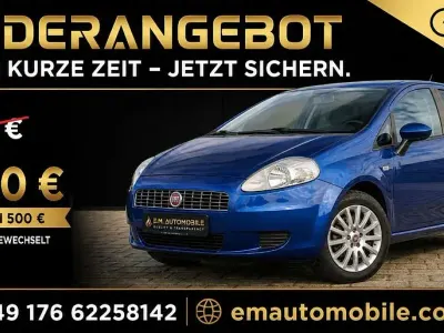 Gebraucht Fiat Punto 77 PS (56 kW) 2009 Blau Kleinwagen