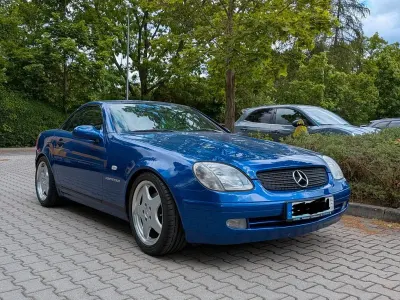 Używany Mercedes SLK230 193 KM (141 kW) 2000 Niebieski Kabriolet