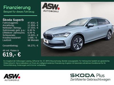 Pebble silber metallic Gebraucht 2024 Skoda Superb Selection Kombi | 39.390 € (Fairer Preis)