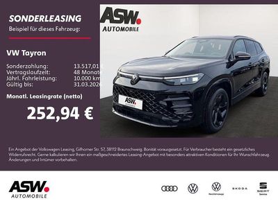 Grenadillschwarz metallic Neu 2025 VW Tayron R-line SUV | 67.585 € (Teuer)