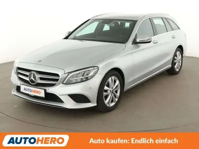 Gebraucht Mercedes C220 Avantgarde 194 PS (142 kW) 2019 Iridiumsilber Kombi