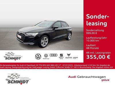 Gebraucht Audi A3 Ambiente 116 PS (85 kW) 2025 Mythosschwarz metallic Limousine