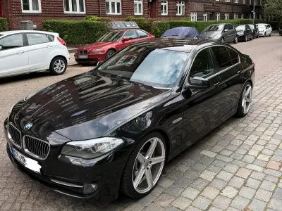 Brugt BMW 523 204 HK (150 kW) 2010 Sort Sedan