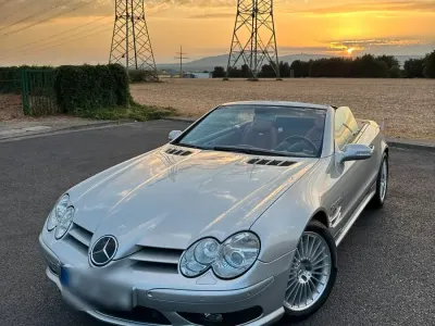 Gebraucht Mercedes SL55 AMG AMG 500 PS (367 kW) 2002 Silber Cabrio