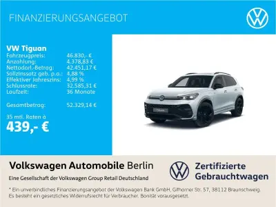 Gebraucht VW Tiguan R-line 204 PS (150 kW) 2024 Oyster silver metallic SUV