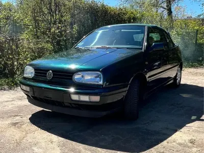 Gebraucht VW Golf Cabriolet 90 PS (66 kW) 1996 Grün Cabrio