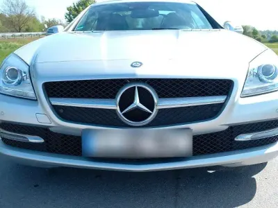 Gebraucht Mercedes SLK200 184 PS (135 kW) 2012 Silber Cabrio