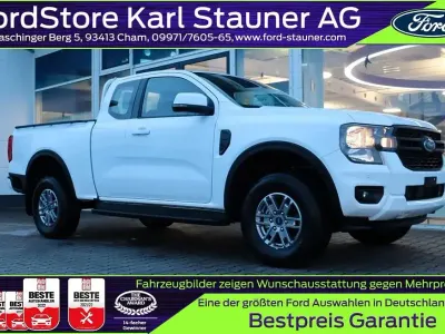 Ny Ford Ranger XLT 241 HK (177 kW) 2026 Hvid Pickup / Ladvogn