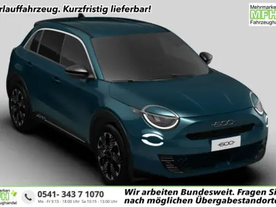 Neu Fiat 600 La Prima 136 PS (100 kW) 2026 Mare grün sonderlackier... SUV