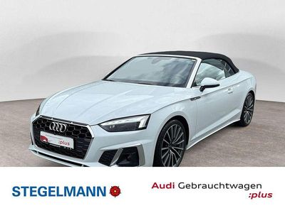 Gletscherweiß metallic Gebraucht 2024 Audi A5 Cabriolet S-Line Cabrio | 47.490 € (Fairer Preis)