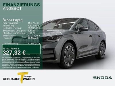 Grau Gebraucht 2023 Skoda Enyaq iV RS SUV | 40.470 € (Fairer Preis)