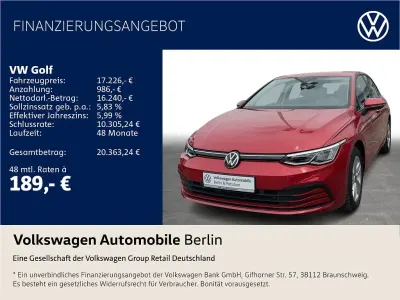 Gebraucht VW Golf VIII Life 131 PS (96 kW) 2022 Kings red metallic Limousine