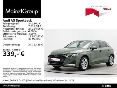 Grün Gebraucht 2025 Audi A3 Ambiente Limousine | 31.460 € (Guter Preis)
