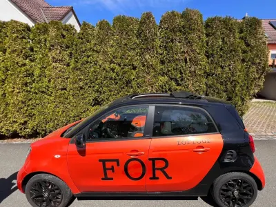 Używany Smart ForFour Passion 71 KM (52 kW) 2015 Pomarańczowy Hatchback