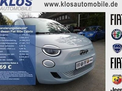 Gebraucht Fiat 500e La Prima 86 kW (118 PS) 2020 Blau Limousine