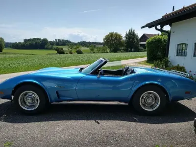Gebraucht Corvette C3 300 PS (220 kW) 1974 Blau Cabrio