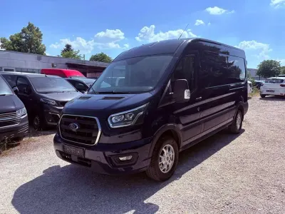 Gebraucht Ford Transit Trend 185 PS (136 kW) 2021 Blau Van / Kleinbus
