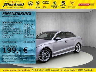 Gebraucht Audi A3 S-Line 116 PS (85 kW) 2019 Silber Limousine
