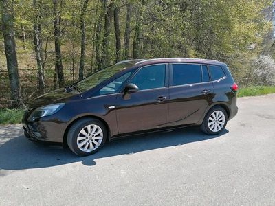 Gebraucht Opel Zafira Tourer 130 PS (95 kW) 2012 Braun Van / Kleinbus