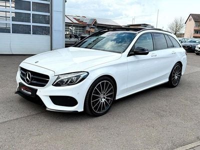 Gebraucht Mercedes C250 AMG line 204 PS (150 kW) 2017 Weiß Kombi