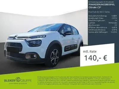Gebraucht Citroën C3 PureTech 82 PS (60 kW) 2023 Weiß Kleinwagen