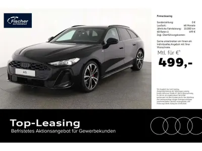 Neu Audi A5 S-Line 204 PS (150 kW) 2025 Mythosschwarz metallic Kombi