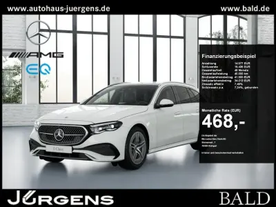 Gebraucht Mercedes E300 AMG 204 PS (150 kW) 2024 Weiss polarweiss Kombi